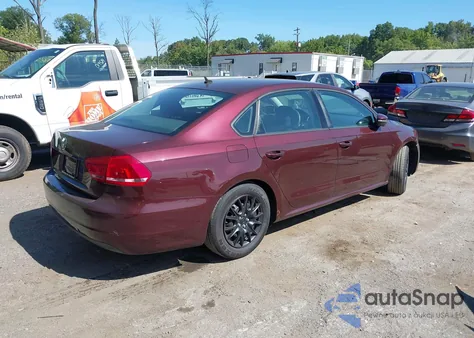 2012 Volkswagen Passat 2.5L S from USA, damaged, VIN 1VWAP7A30CC024378